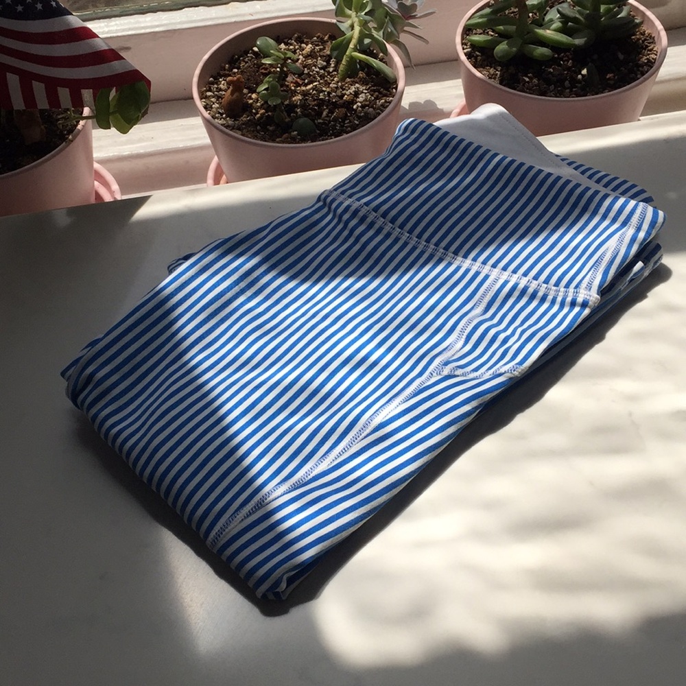 J. Crew x New Balance Stripped Leggings